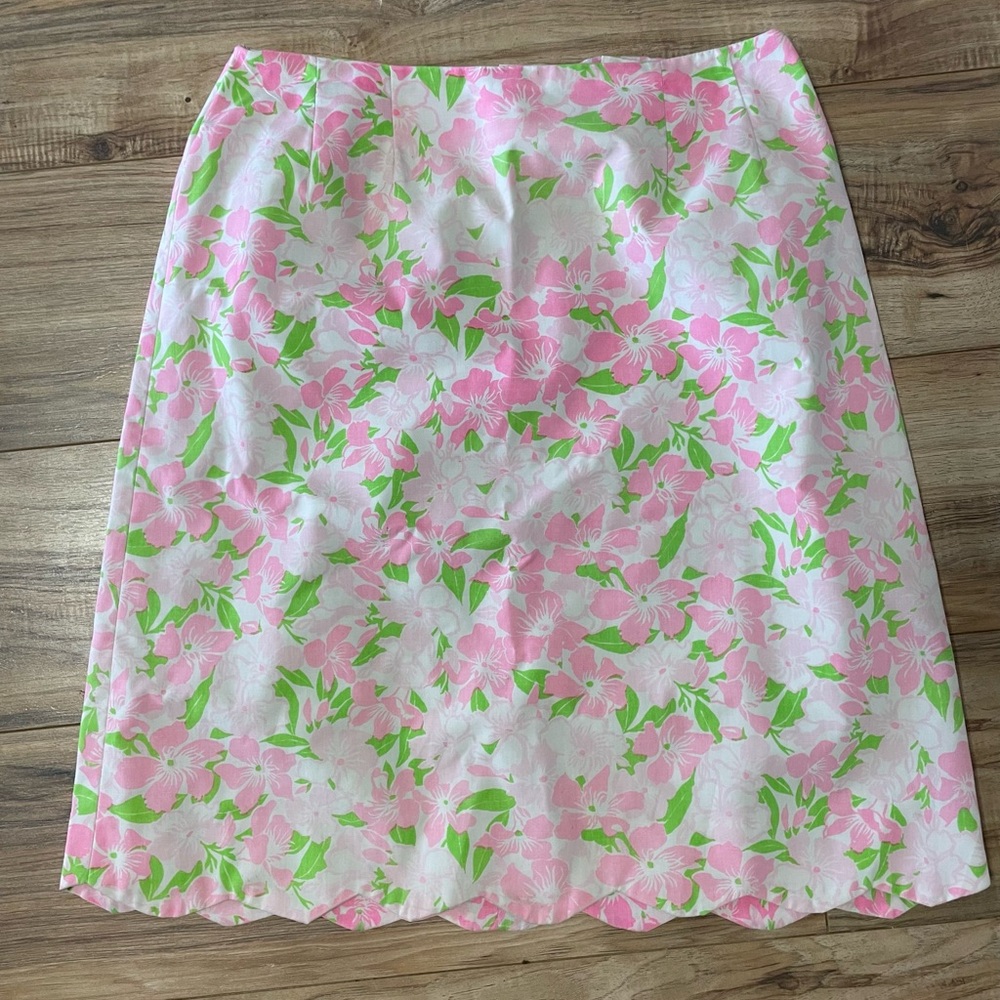 long floral skirt
